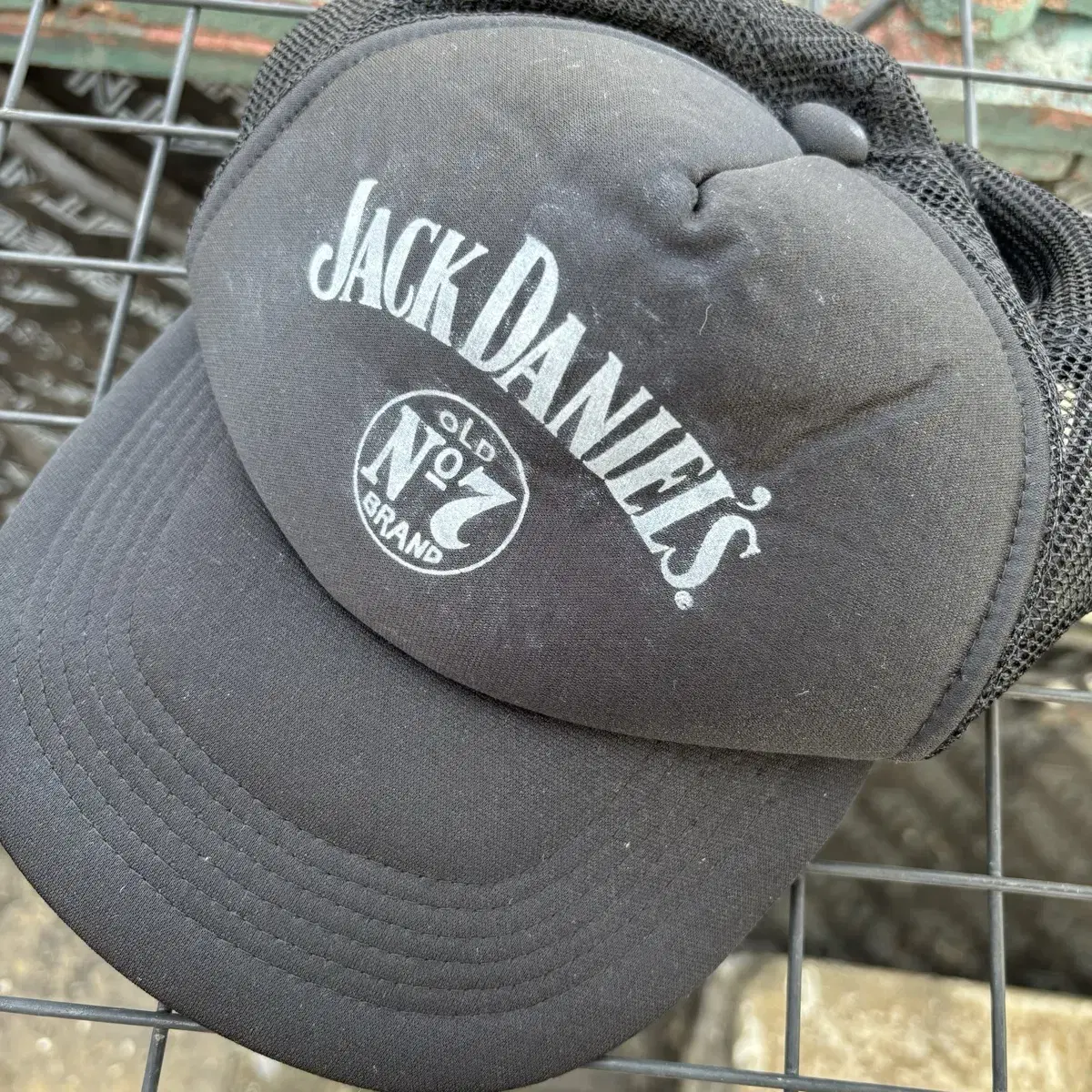 Jack Daniels 잭 다니엘 빈티지 블랙 메쉬캡